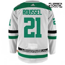 Barn Ishockey Dallas Stars Tröja ANTOINE ROUSSEL 21 Adidas Vit Authentic